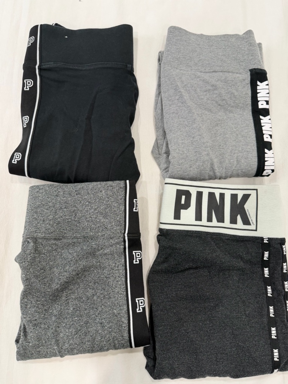 4 pink leggings XS